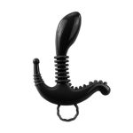 Plug Anal G-Spot Estimulador de Próstata – 12,5 x 2,5 cm – Cor Preto