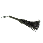 Chicote Luxury Passionate Flogger em PU e Vinil - 39 cm - Cor Preto