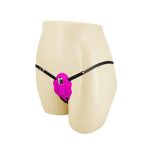 Cinta Love Rider com Estimulador e Vibrador Clitoriano em Silicone com 10 Velocidades - 9,5 x 6,5 cm - Cor Roxo - Modo de Usar
