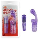 Mini Vibrador Rocket - Estimulador Pondo G - 13 x 3 cm - Cor Roxo