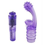 Mini Vibrador Rocket - Estimulador Pondo G - 13 x 3 cm - Cor Roxo