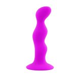Plug Anal Pretty Love com Ventosa - 12 x 3 cm - Cor Roxo